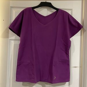 Jannuu Women Scrub Top 3 pocket